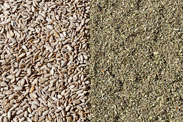 Sunflower seed and oregano