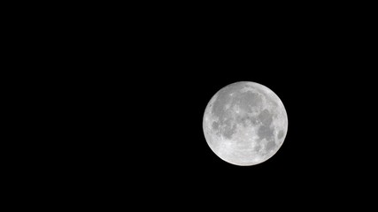Close up of the moon