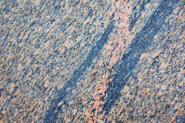Background, granite with blue stripes on red