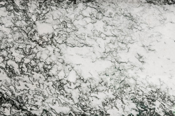 Background, white marble slab with black streaks