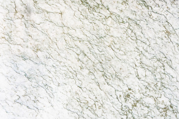 White marble slab with dark streaks