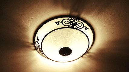 Old style ceiling plafond lamp