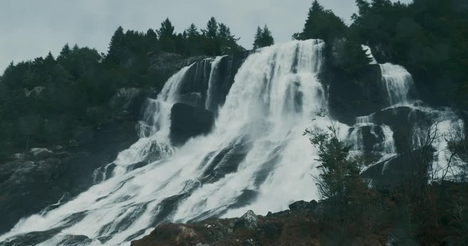 Furebergfossen Waterfall, Norway