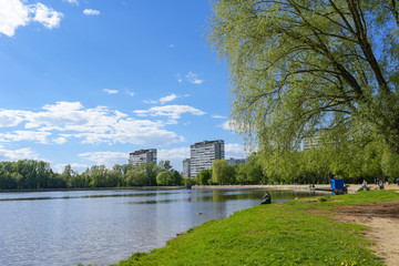 Big Golovinsky pond and Park in the Golovinsky district