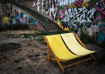 Deckchairs in Vienna