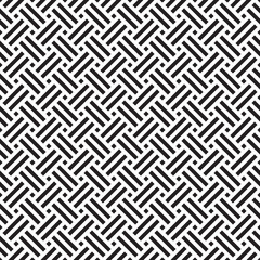 Seamless geometric abstract weave pattern background