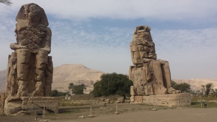 Pharaoh statues