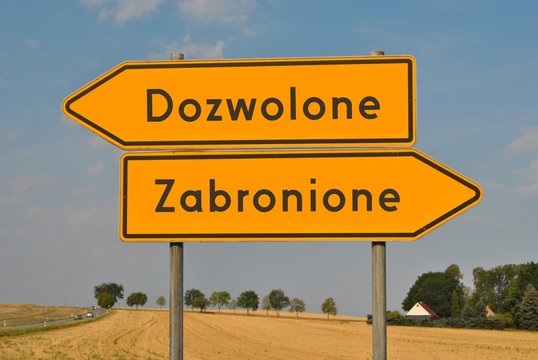 Dozwolone kontra zabronione