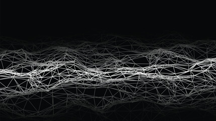 Science background. Big data. Vector background. Network connection structure. Vector illustration.