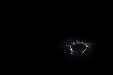 Water droplet as background