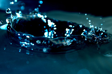 Water droplet as background