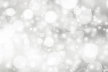 white blur abstract background. bokeh christmas blurred beautiful shiny Christmas lights