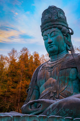 The big Buddha - Showa daibutsu at Seiryuji temple in Aomori, Japan