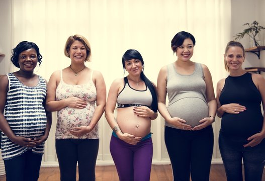 Pregnant Women In A Class