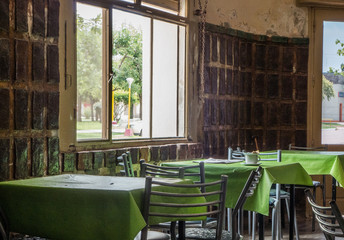 The interior of a bar in a small town in Argentina.