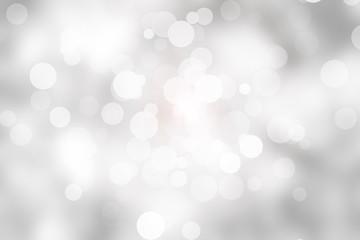 white blur abstract background. bokeh christmas blurred beautiful shiny Christmas lights