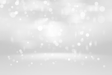 white blur abstract background. bokeh christmas blurred beautiful shiny Christmas lights