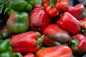 Obraz na płótnie Canvas Fresh Organic Peppers