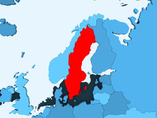 Map of Sweden