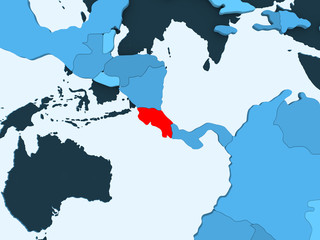 Map of Costa Rica