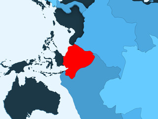 Map of Ecuador