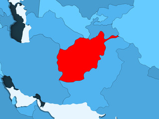 Fototapeta premium Map of Afghanistan