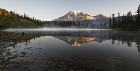 Bench Lake in Mt Rainier National Park.