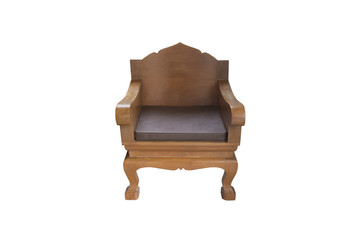 wooden Chairs  isolated on white background
