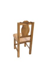 wooden Chairs  isolated on white background