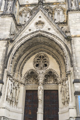 Obraz premium Exterior of the Cathedral church of St. John Divine