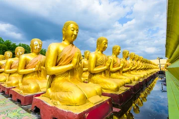 Photo sur Aluminium Monument Makha Bucha Buddhist memorial park is built on the occasion of Great period, Buddha 2600 years
