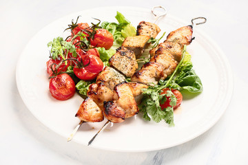 Chicken skewers