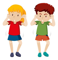 Children shmoney dance move