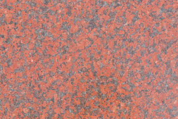 Red granite stone texture from nature