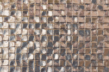 Abstract tiled ceramic wall texture
