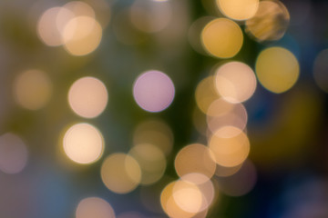 Obraz premium Abstract golden bokeh