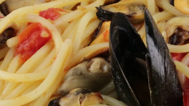 Spaghetti con cozze