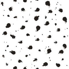 Seamless pattern with abstract ink dots. Texture for wallpapers, pattern fills, web page backgrounds