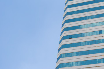 Blue windows Busimess office building