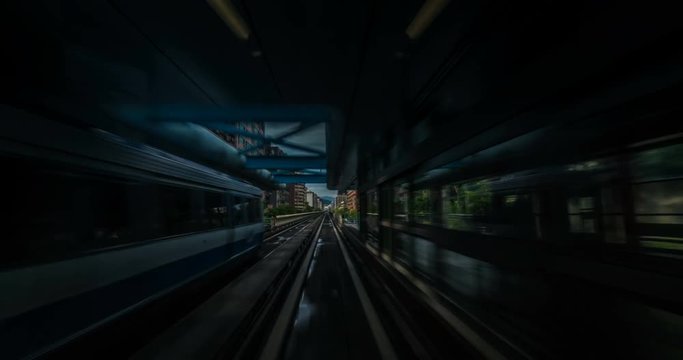 Hyperlapse of the Taipei metro in Taiwan. 