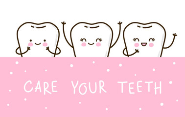 Cute little teeth for Your design