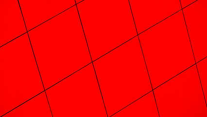 Red facade tiles