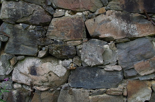 Close up of a stonewall