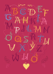 Encrypted romantic message. I am mad about you