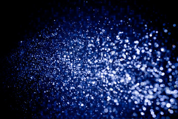 blue bokeh background