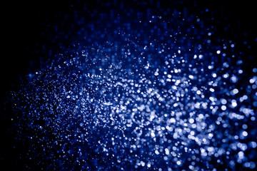 Obraz premium blue bokeh background