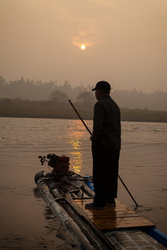 Foggy morning down by the river