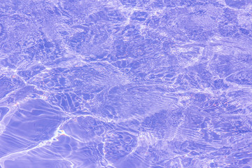 Detail of Wave water in the swimming pool