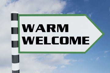 WARM WELCOME concept