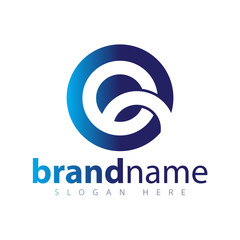 Obraz premium Q Initial letter in circle logo vector